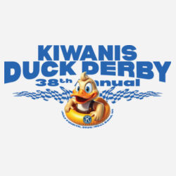 Official Lady's T of the 38th Annual Duck Derby | Kiwanis West Bend Design